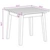 vidaXL Outdoor Dining Set Brown Solid Acacia Wood