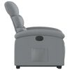 vidaXL Electric Stand up Recliner Chair Light Grey Fabric