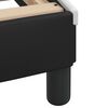 vidaXL Bed Frame "Dover" Black and White 152x203 cm Queen Faux Leather
