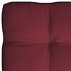 vidaXL Pallet Sofa Cushions 7 pcs Wine Red