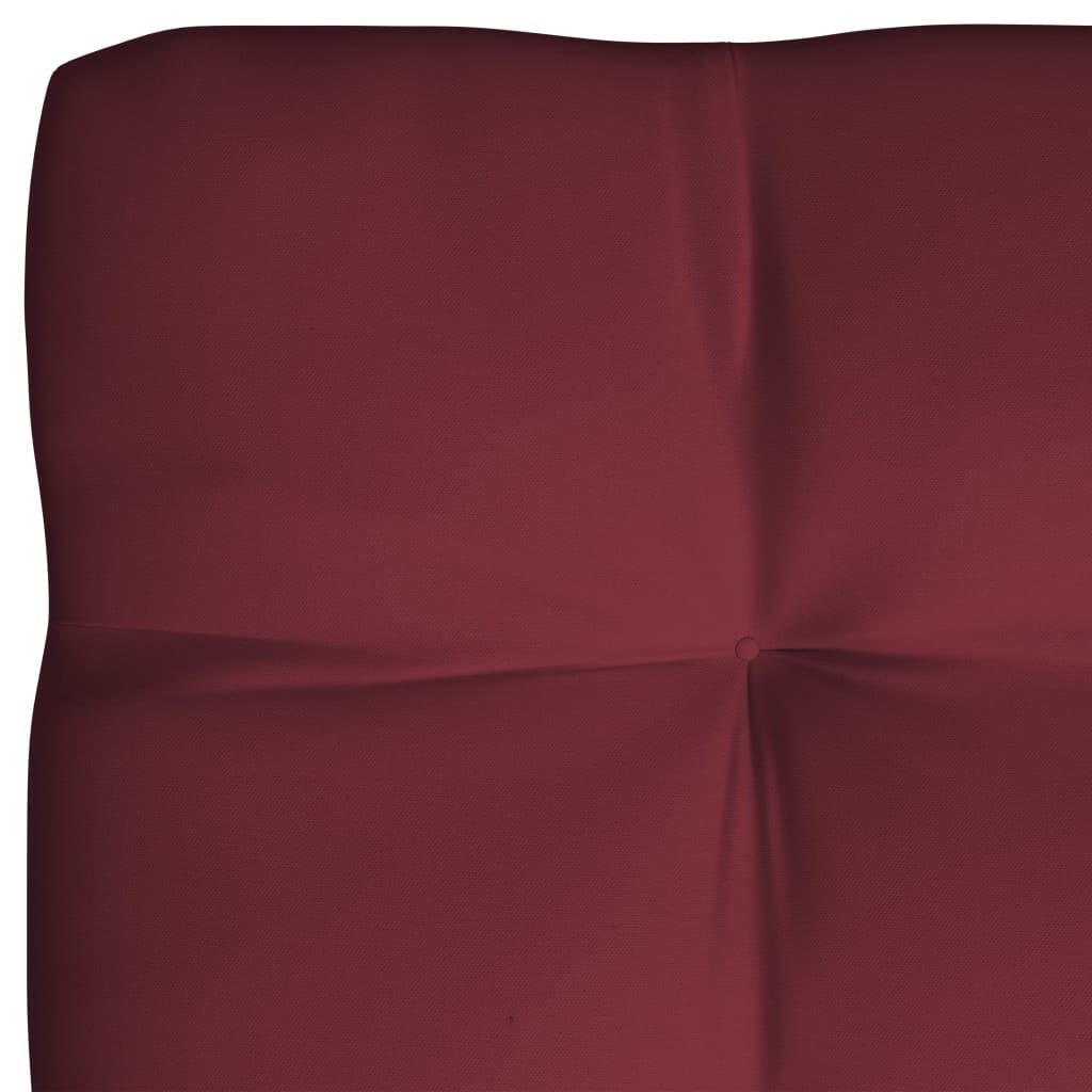 vidaXL Pallet Sofa Cushions 7 pcs Wine Red