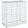 vidaXL Gabion Basket with Cover 100x50x100 cm Galvanised Iron