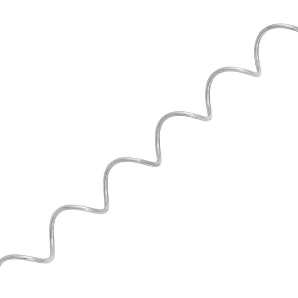 vidaXL Gabion Spirals 24 pcs Galvanised Steel 100 cm