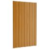 vidaXL Roof Panels 12 pcs Galvanised Steel Light Wood 80x45 cm