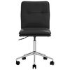 vidaXL Dining Chair Black Faux Leather