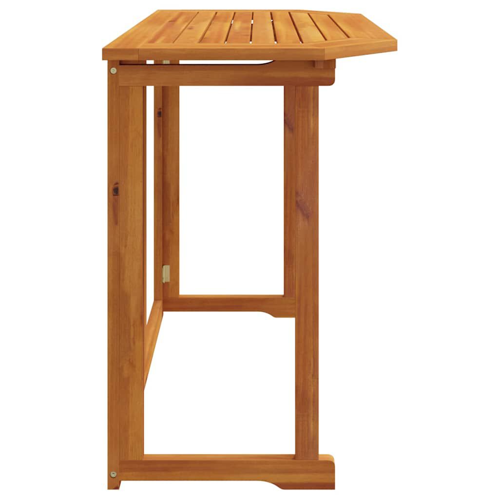 vidaXL Bistro Table 90x50x75 cm Solid Acacia Wood