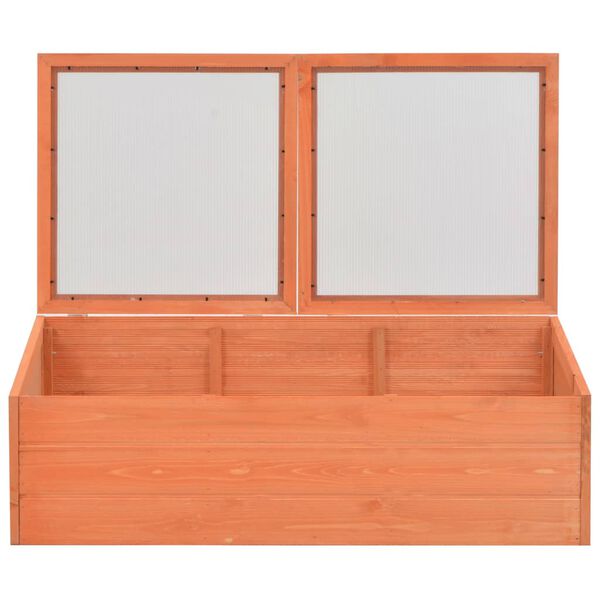 vidaXL Greenhouse Wood 100x50x34 cm