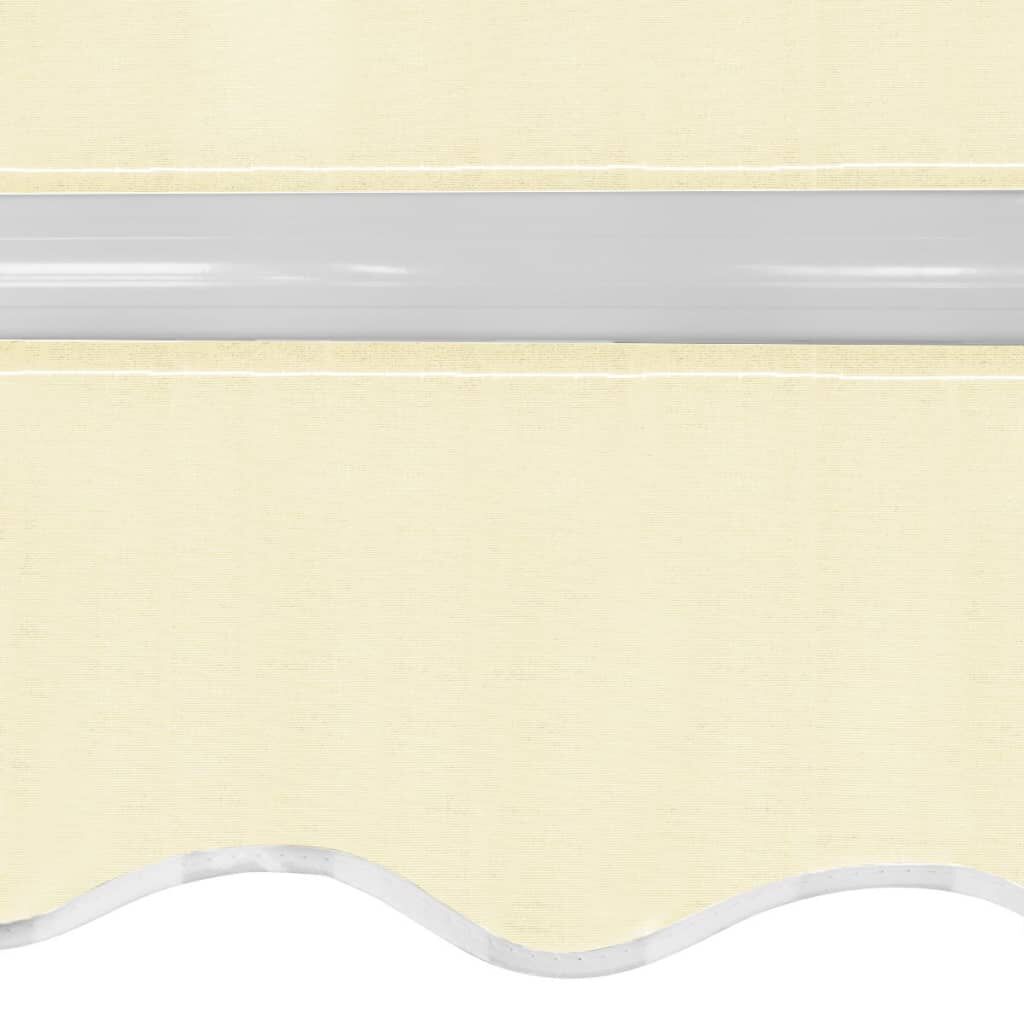 vidaXL Folding Awning Manual Operated 400 cm Cream