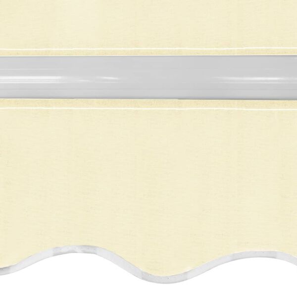 vidaXL Folding Awning Manual Operated 400 cm Cream
