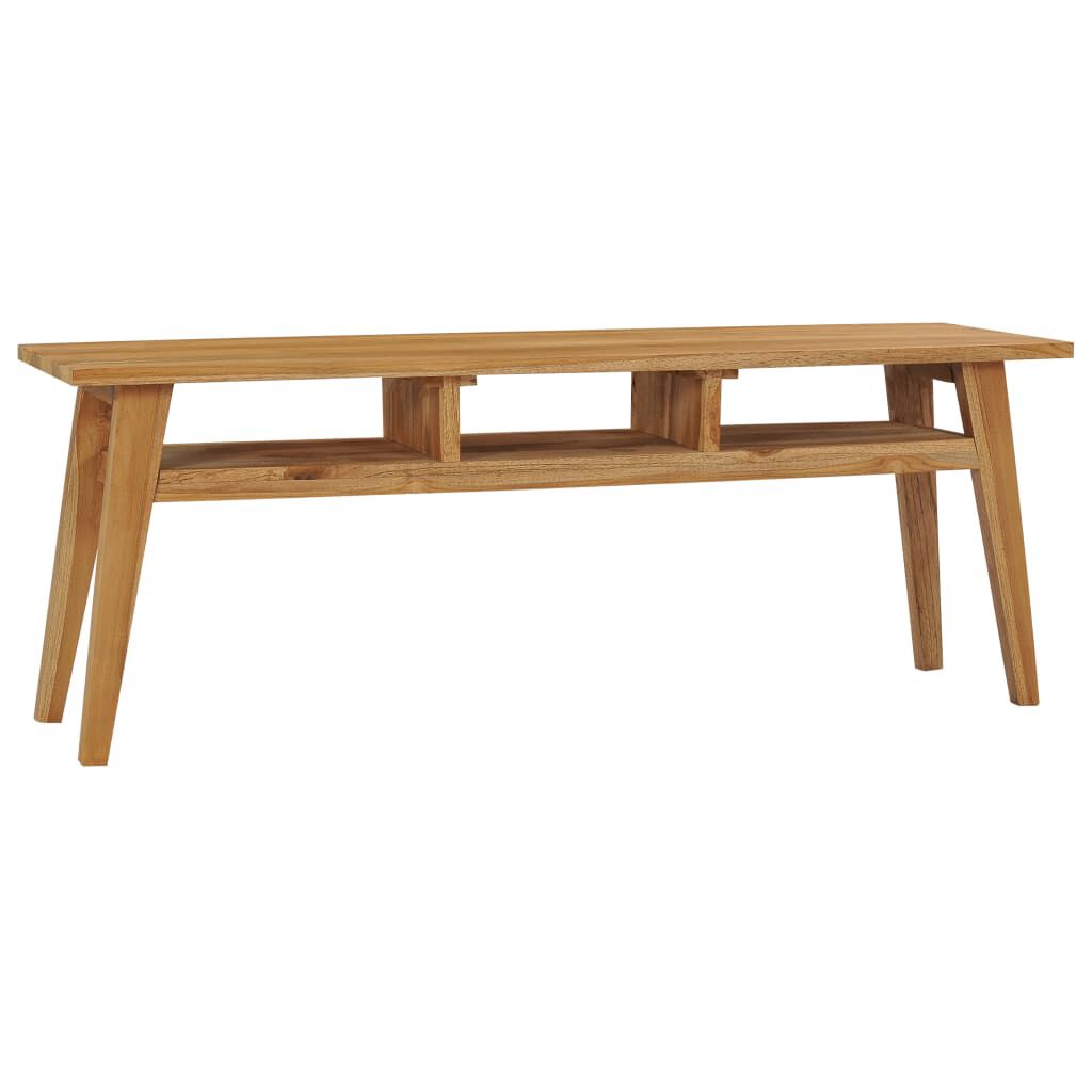 vidaXL TV Cabinet 120x35x45 cm Solid Teak Wood