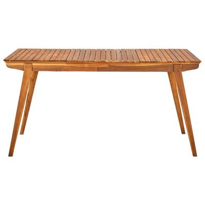 vidaXL Garden Table 150x90x75 cm Solid Acacia Wood