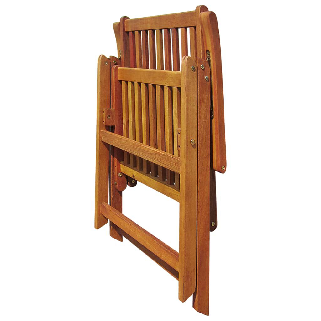 vidaXL 7 Piece Garden Dining Set Solid Acacia Wood