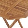 vidaXL Folding Garden Table 60x60x75 cm Solid Teak Wood