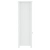 vidaXL Bathroom Cabinet BERG White 40x34x110 cm Solid Wood Pine