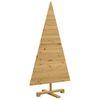 vidaXL Christmas Trees with Stand Brown 120 cm Solid pine wood