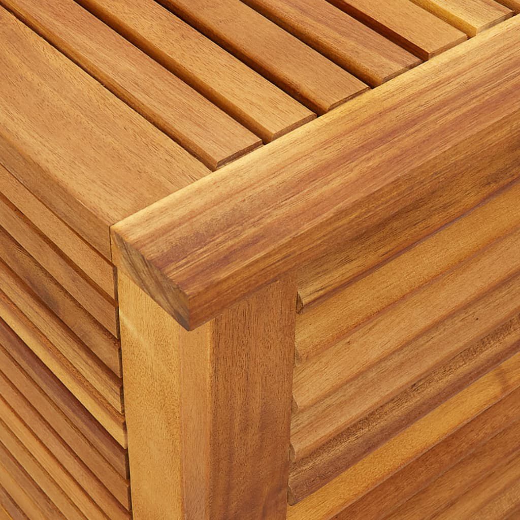 vidaXL Garden Storage Box with Louver 60x50x56 cm Solid Wood Acacia