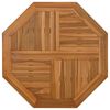 vidaXL Table Top 60x60x2,5 cm Octagonal Solid Wood Teak