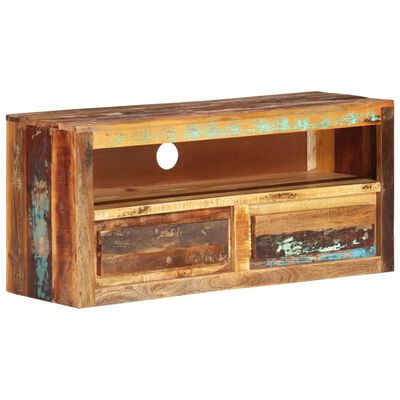 vidaXL TV Cabinets 2 pcs 88x30x40 cm Solid Wood Reclaimed