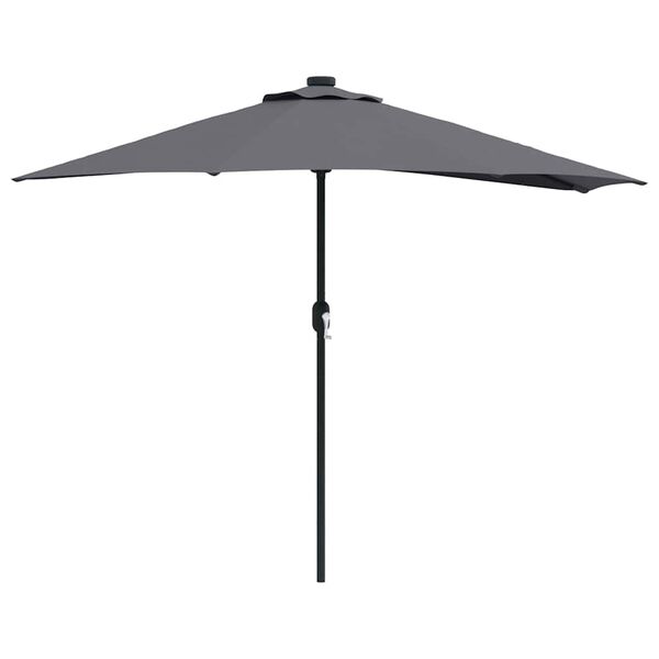vidaXL Garden Parasol Anthracite 294 x 150 x 224 cm Fabric