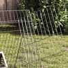 vidaXL Chicken Cage Silver 650 x 55 x 55 cm Galvanised Steel