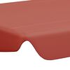 vidaXL Replacement Canopy for Garden Swing Terracotta 150/130x105/70cm