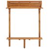 vidaXL Balcony Bar Table 90x37x122.5 cm Solid Acacia Wood