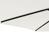 vidaXL Garden Parasol with Steel Pole White 225x225x212 cm