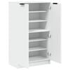 vidaXL Shoe Cabinet White 59x35x100.5 cm Engineered Wood