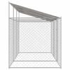 vidaXL Dog Cage Silver 600 x 200 x 256 cm Galvanised Steel
