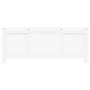 vidaXL MDF Radiator Cover White 205 cm