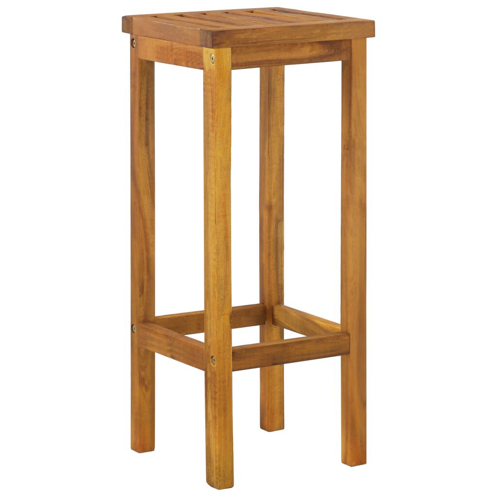 vidaXL 3 Piece Garden Bar Set Solid Wood Acacia