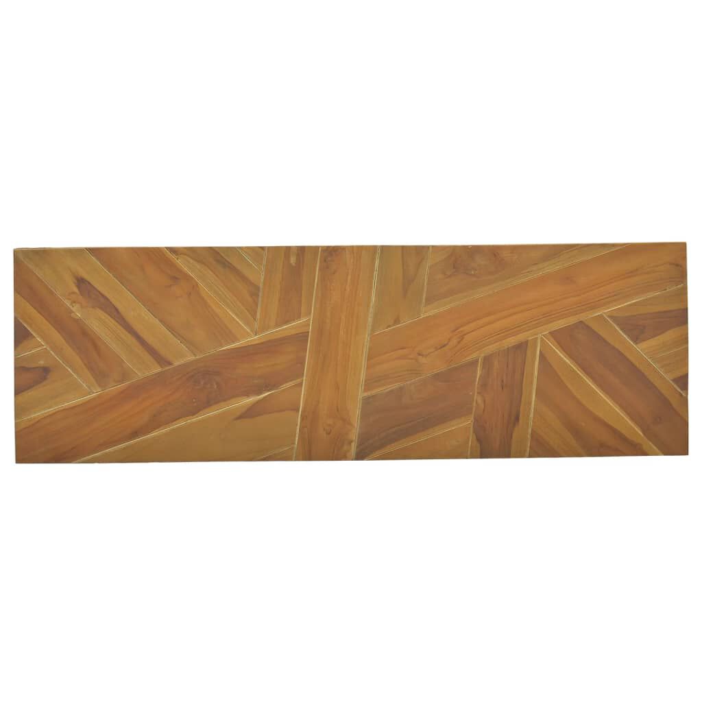 vidaXL Console Table 110x35x75 cm Solid Teak Wood