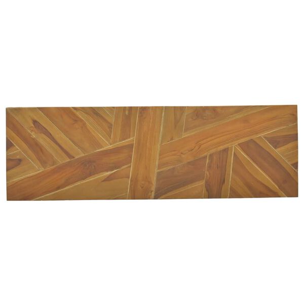 vidaXL Console Table 110x35x75 cm Solid Teak Wood