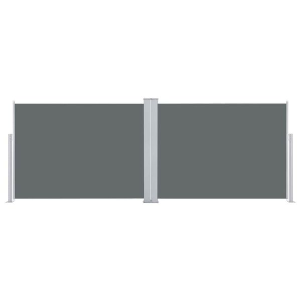 vidaXL Retractable Side Awning Anthracite 100x1000 cm