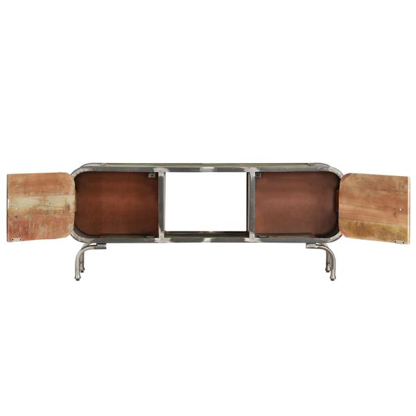 vidaXL TV Cabinet Multicolour 110x30x42 cm Solid Wood Reclaimed