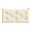 vidaXL Garden Bench Cushions 2 pcs Cream 100x50x7 cm Oxford Fabric