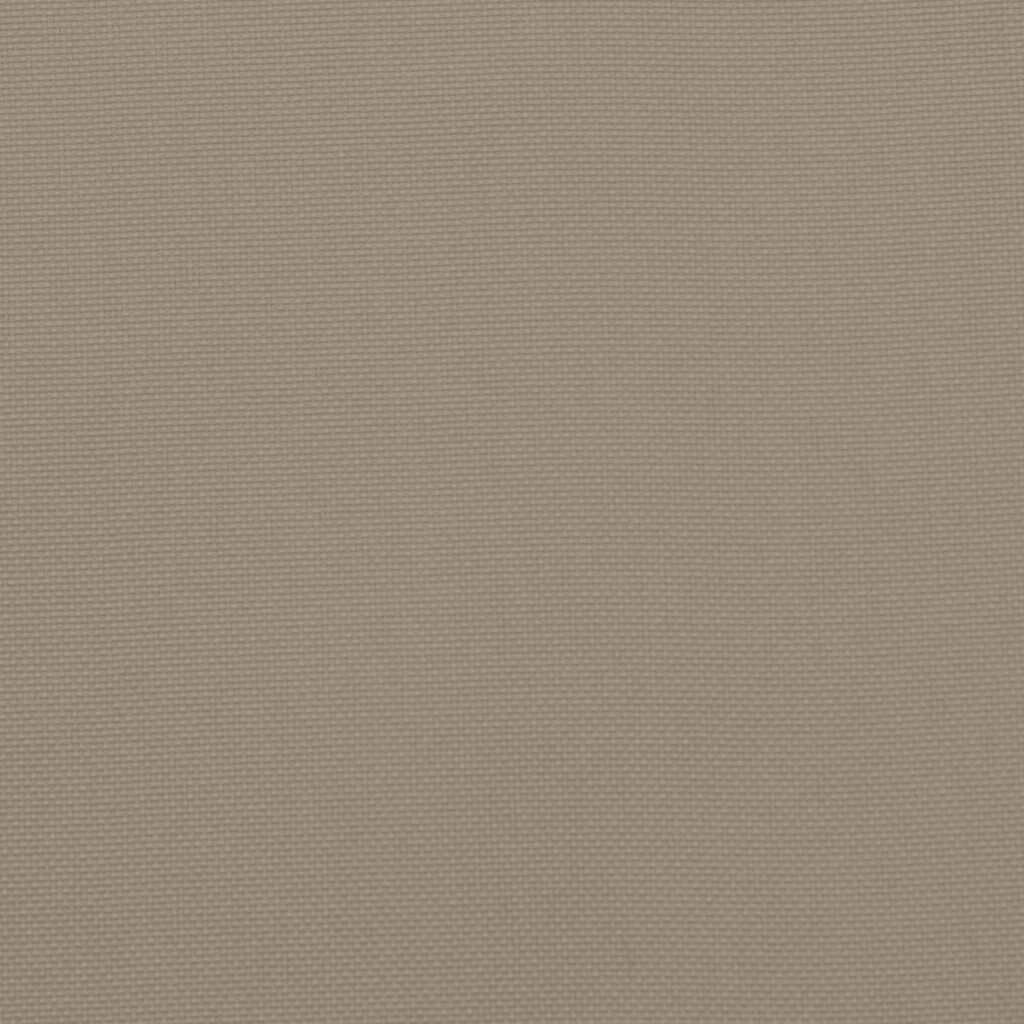 vidaXL Garden Chair Cushions 2 pcs Taupe 40x40x4 cm Oxford Fabric