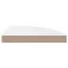 vidaXL Floating Corner Shelves 4 pcs High Gloss White 35x35x3.8 cm MDF