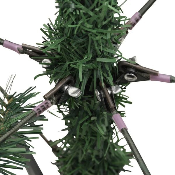 vidaXL Artificial Hinged Christmas Tree with Cones 240 cm