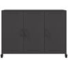 vidaXL Sideboard Black 100.5x39x72 cm Steel