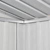 vidaXL Garden Shed Green Metal