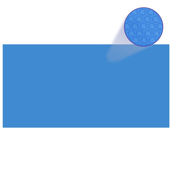 vidaXL Pool Cover Blue 488x244 cm PE
