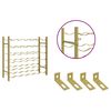 vidaXL Wine Rack for 36 Bottles Gold Metal