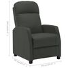 vidaXL Electric Recliner Chair Anthracite Faux Leather
