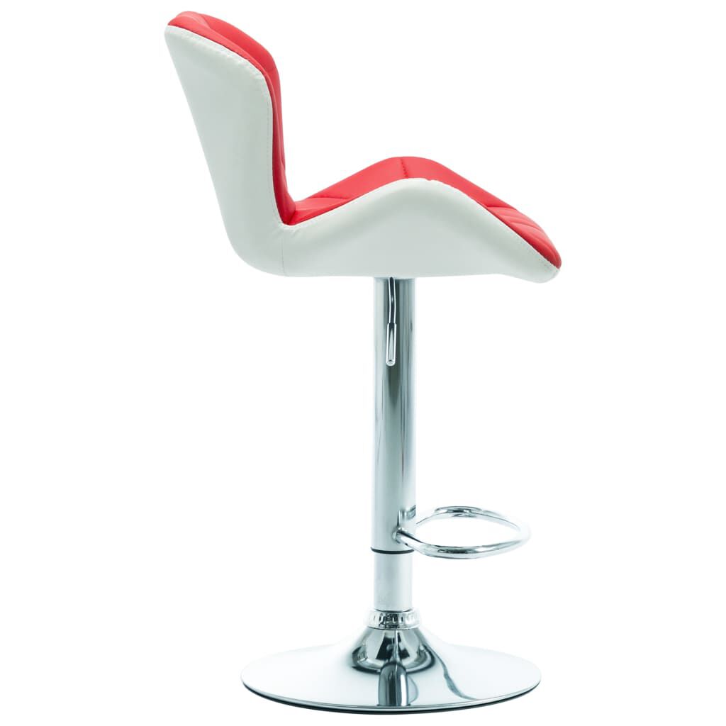 vidaXL Bar Stool Red Faux Leather