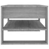 vidaXL Coffee Table Grey Sonoma 102x55x45 cm Engineered Wood