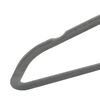 vidaXL 20 pcs Clothes Hanger Set Anti-slip Grey Velvet