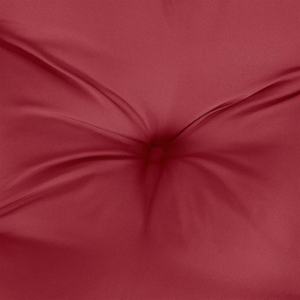 vidaXL Garden Bench Cushion Wine Red 100x(50+50)x7cm Oxford Fabric