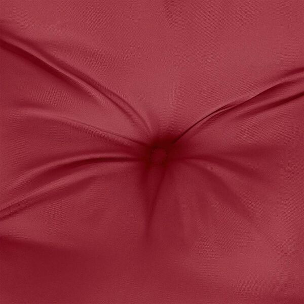 vidaXL Garden Bench Cushion Wine Red 100x(50+50)x7cm Oxford Fabric