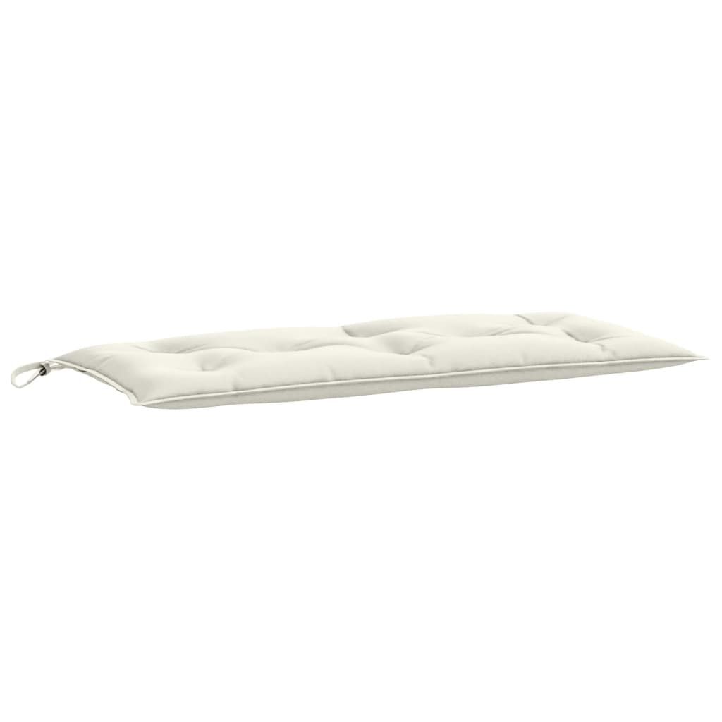 vidaXL Garden Bench Cushion Melange Cream 100x50x7 cm Fabric